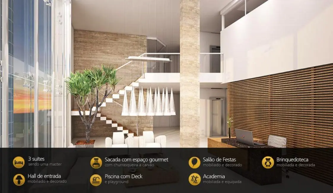 Foto 6 de Apartamento com 3 quartos à venda, 318m2 em Icara - SC