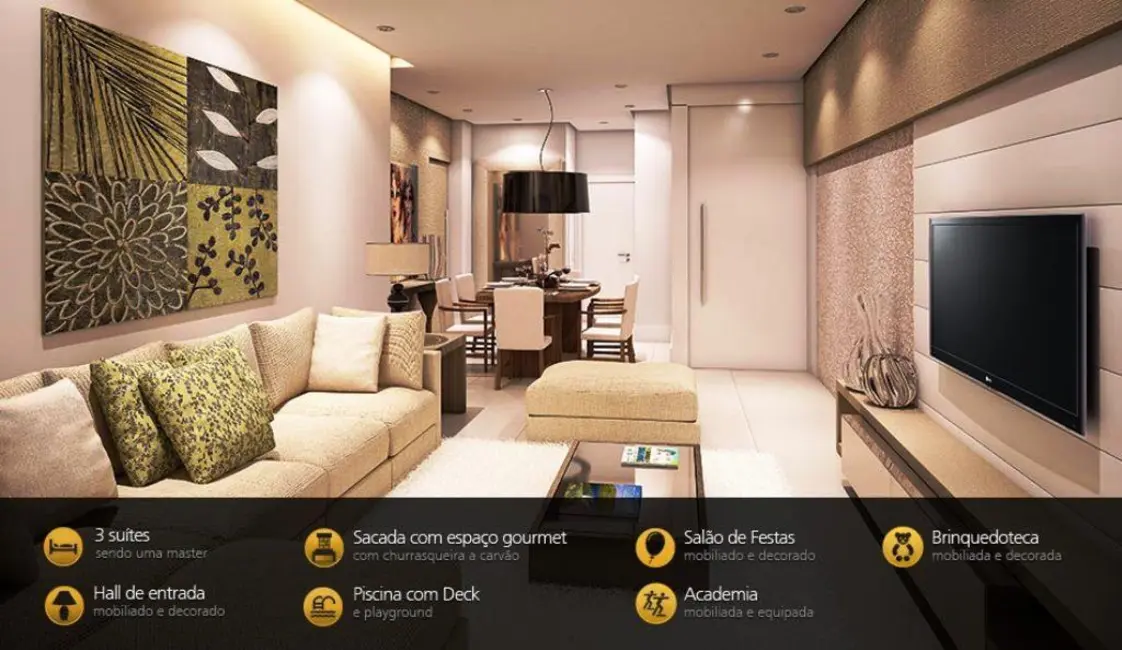 Foto 8 de Apartamento com 3 quartos à venda, 318m2 em Icara - SC