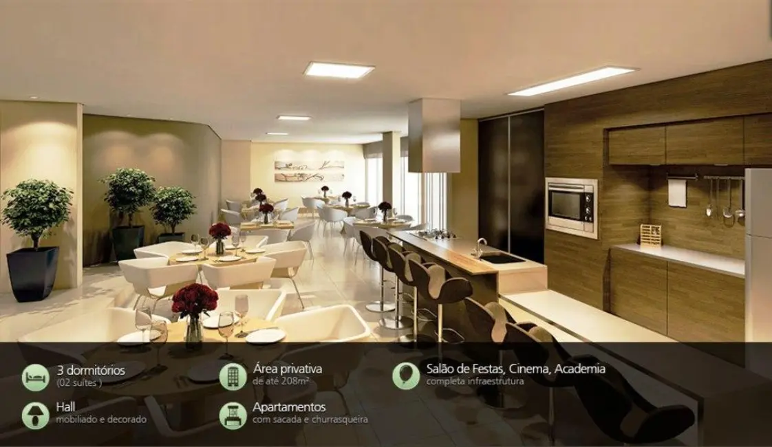 Foto 7 de Apartamento com 3 quartos à venda, 271m2 em Centro, Criciuma - SC