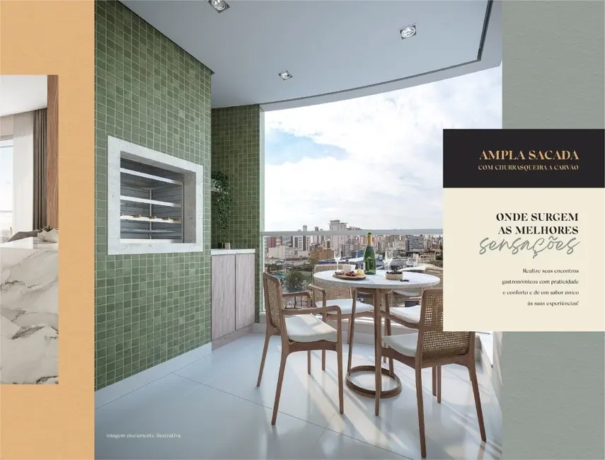 Apartamento com 2 quartos à venda, 104m2 em Centro, Criciuma - SC - imagem 5 Foto 5 de Apartamento com 2 quartos à venda, 104m2 em Centro, Criciuma - SC