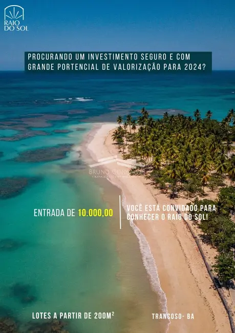 Foto 8 de Terreno / Lote à venda, 200m2 em Porto Seguro - BA