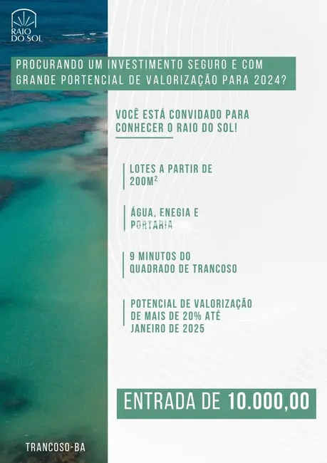 Foto 4 de Terreno / Lote à venda, 200m2 em Porto Seguro - BA