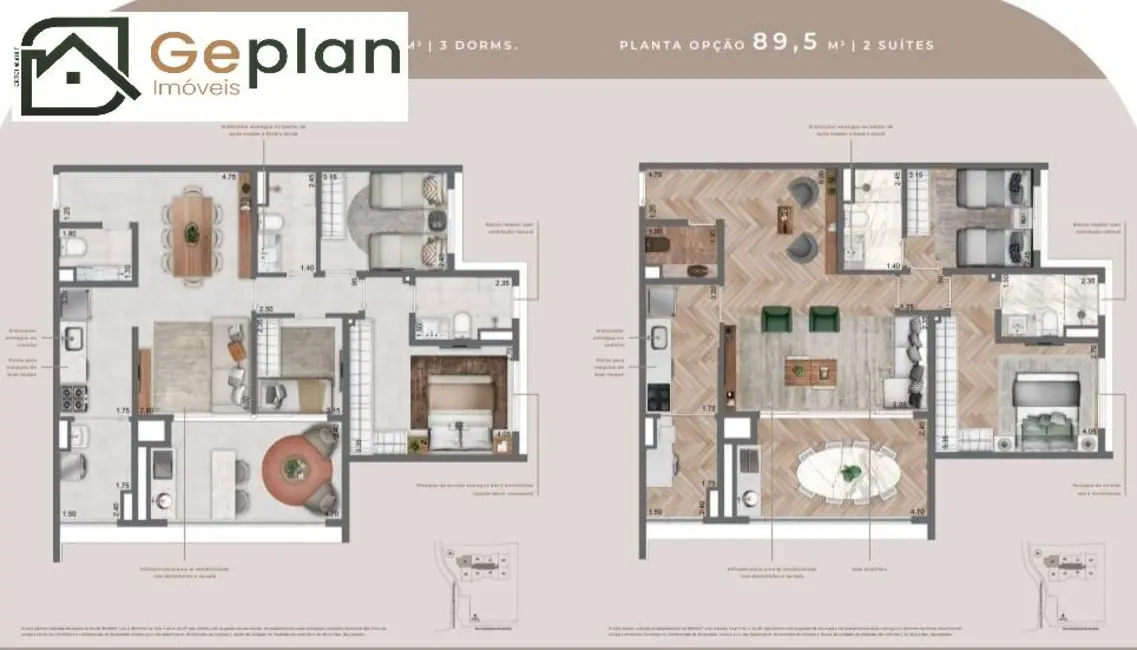 Apartamento com 2 quartos à venda, 69m2 em Vila Mariana, São Paulo - SP - imagem 9 Foto 9 de Apartamento com 2 quartos à venda, 69m2 em Vila Mariana, São Paulo - SP