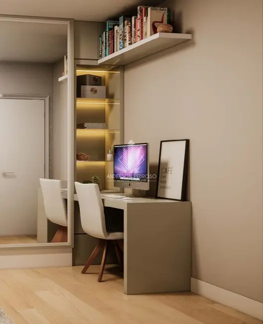 Foto 8 de Apartamento com 2 quartos à venda, 76m2 em Barreiros, Sao Jose - SC