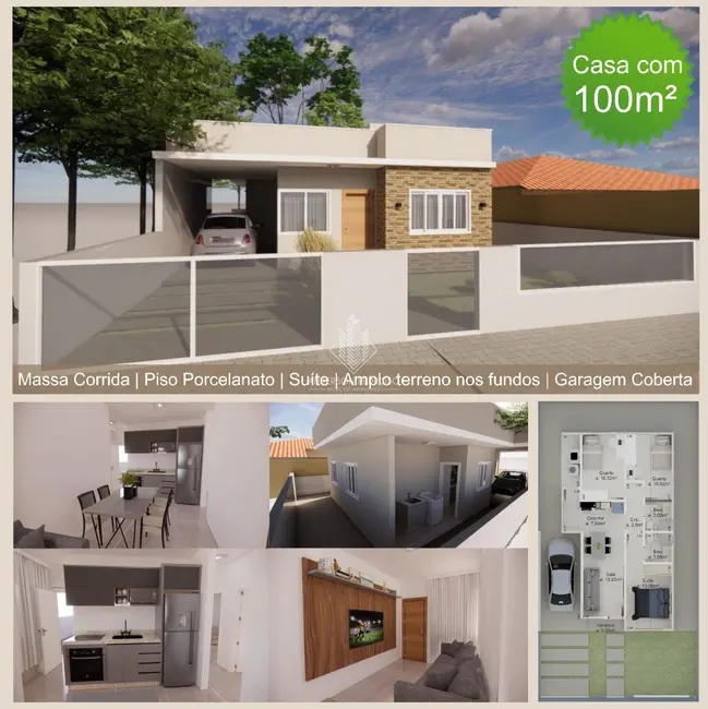 Foto 2 de Casa com 3 quartos à venda, 100m2 em Bela Vista, Palhoca - SC