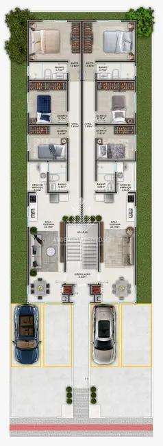 Foto 3 de Apartamento com 3 quartos à venda, 82m2 em Balneário Ponta do Papagaio (Ens Brito), Palhoca - SC
