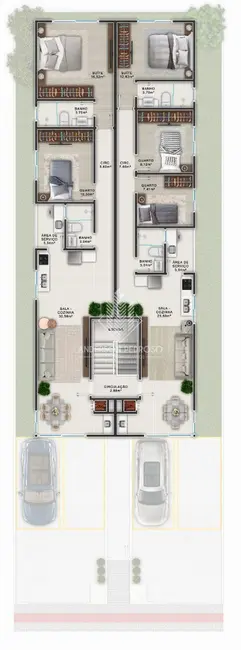 Foto 2 de Apartamento com 3 quartos à venda, 82m2 em Balneário Ponta do Papagaio (Ens Brito), Palhoca - SC