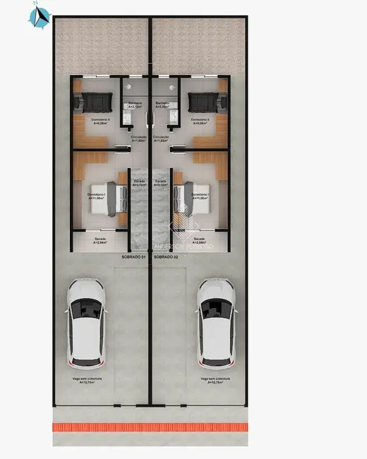 Foto 3 de Casa com 2 quartos à venda, 67m2 em Bela Vista, Palhoca - SC