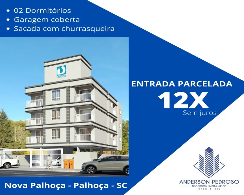 Foto 1 de Apartamento com 2 quartos à venda, 49m2 em Nova Palhoça, Palhoca - SC