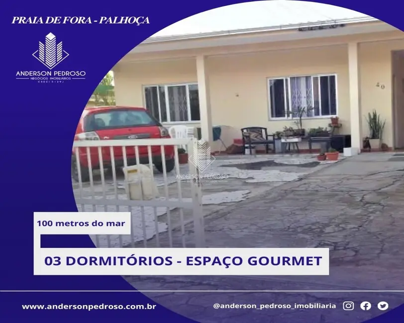 Foto 1 de Casa com 3 quartos à venda, 110m2 em Praia de Fora, Palhoca - SC