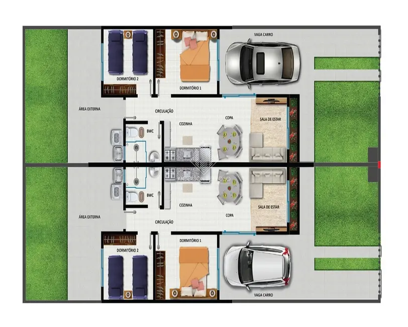 Foto 4 de Casa com 2 quartos à venda, 57m2 em Colônia Santana, Sao Jose - SC