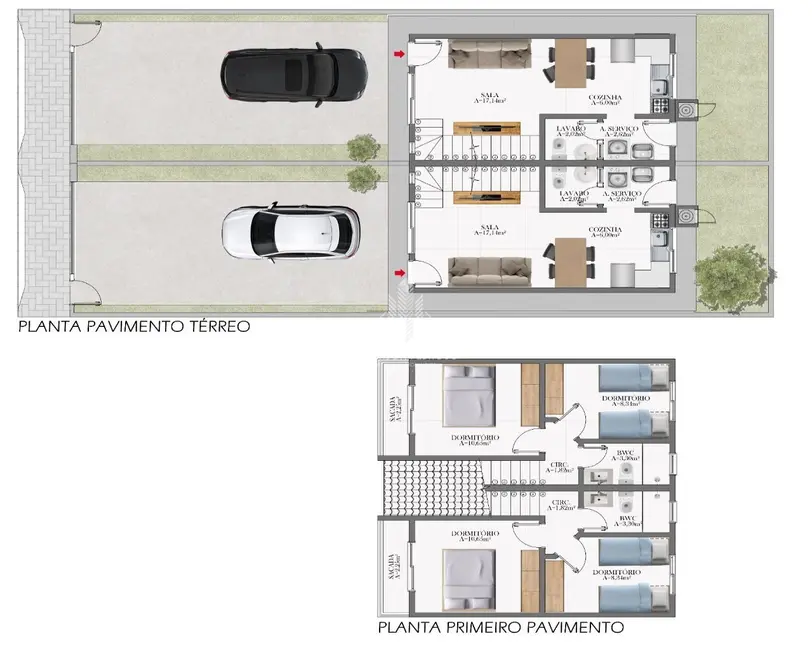 Foto 6 de Casa com 2 quartos à venda, 64m2 em Bela Vista, Palhoca - SC