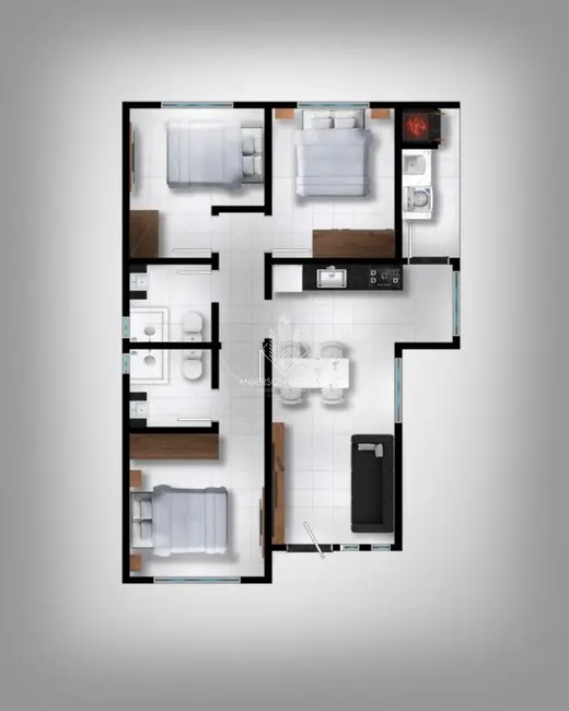 Foto 5 de Casa com 3 quartos à venda, 69m2 em Bela Vista, Palhoca - SC