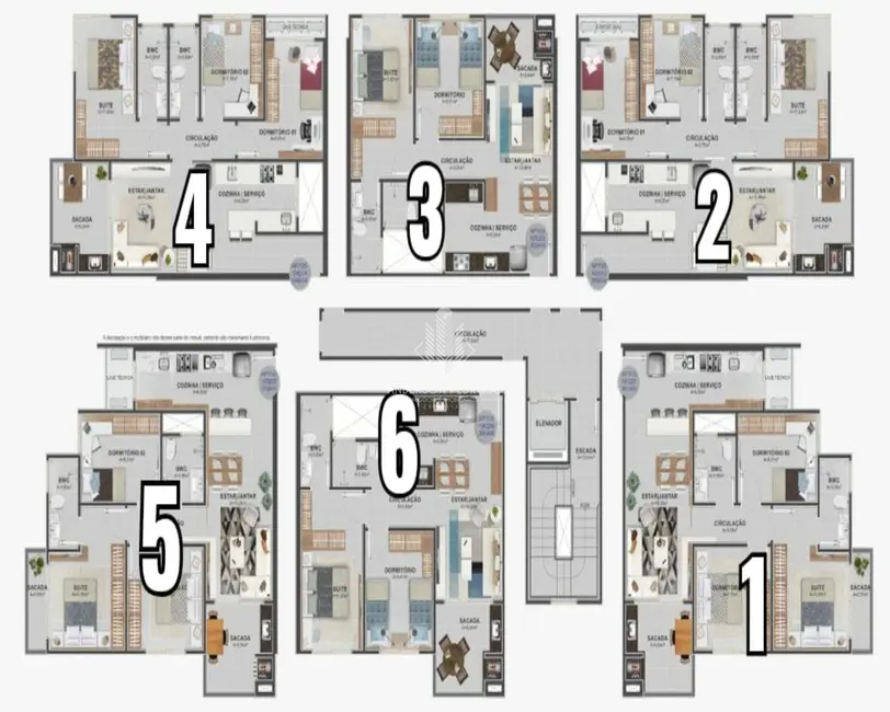 Foto 8 de Apartamento com 3 quartos à venda, 62m2 em Centro, Governador Celso Ramos - SC