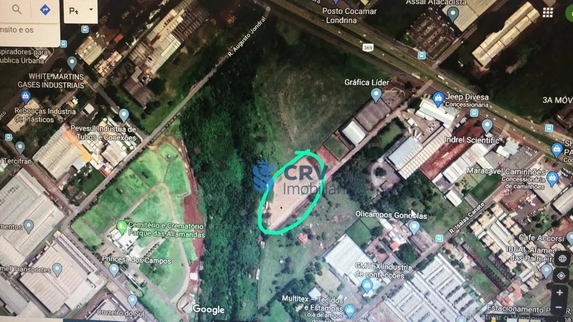 Foto 1 de Terreno / Lote à venda, 7384m2 em Cilo 2, Londrina - PR