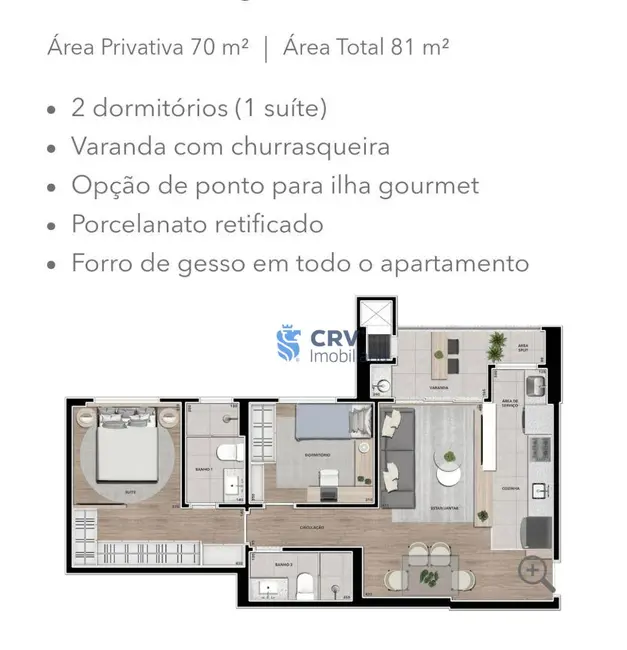 Foto 12 de Apartamento com 2 quartos à venda, 73m2 em Terra Bonita, Londrina - PR
