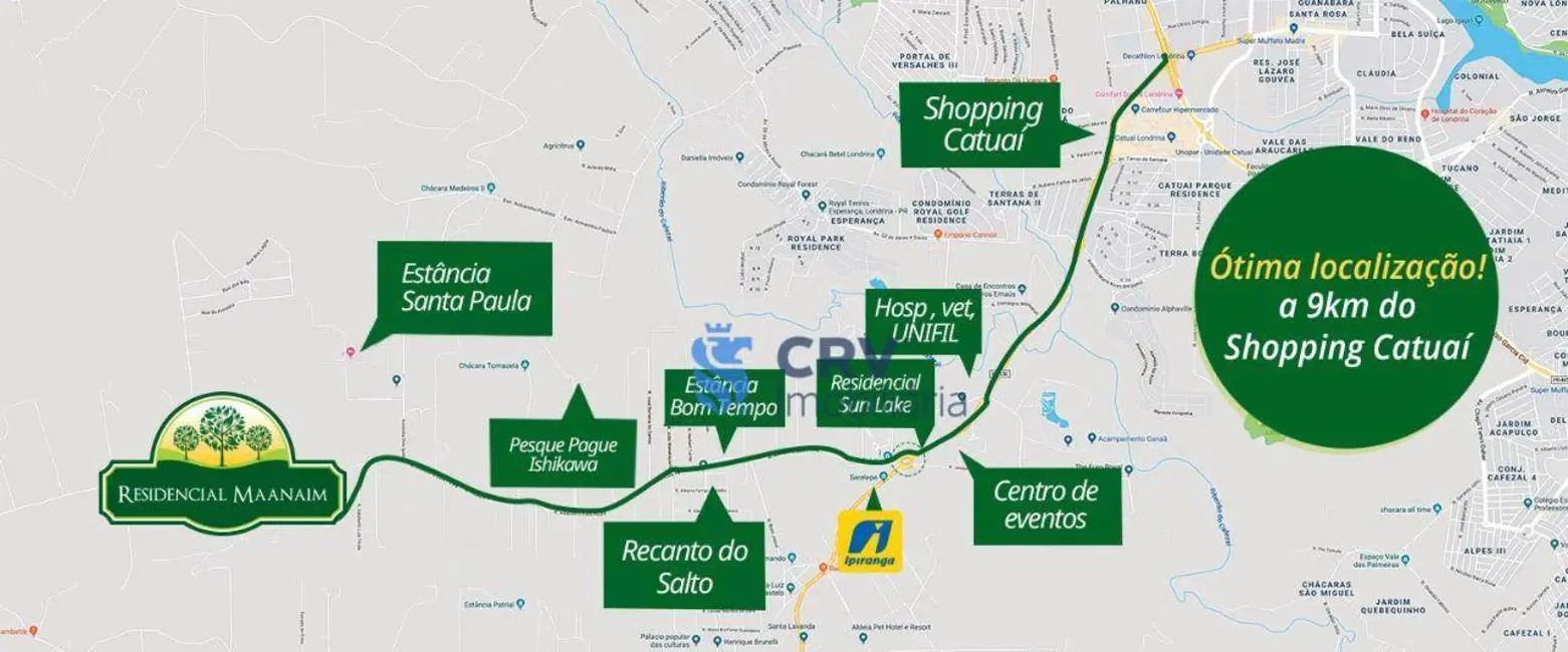 Terreno / Lote à venda, 1562m2 em Londrina - PR - imagem 5 Foto 5 de Terreno / Lote à venda, 1562m2 em Londrina - PR