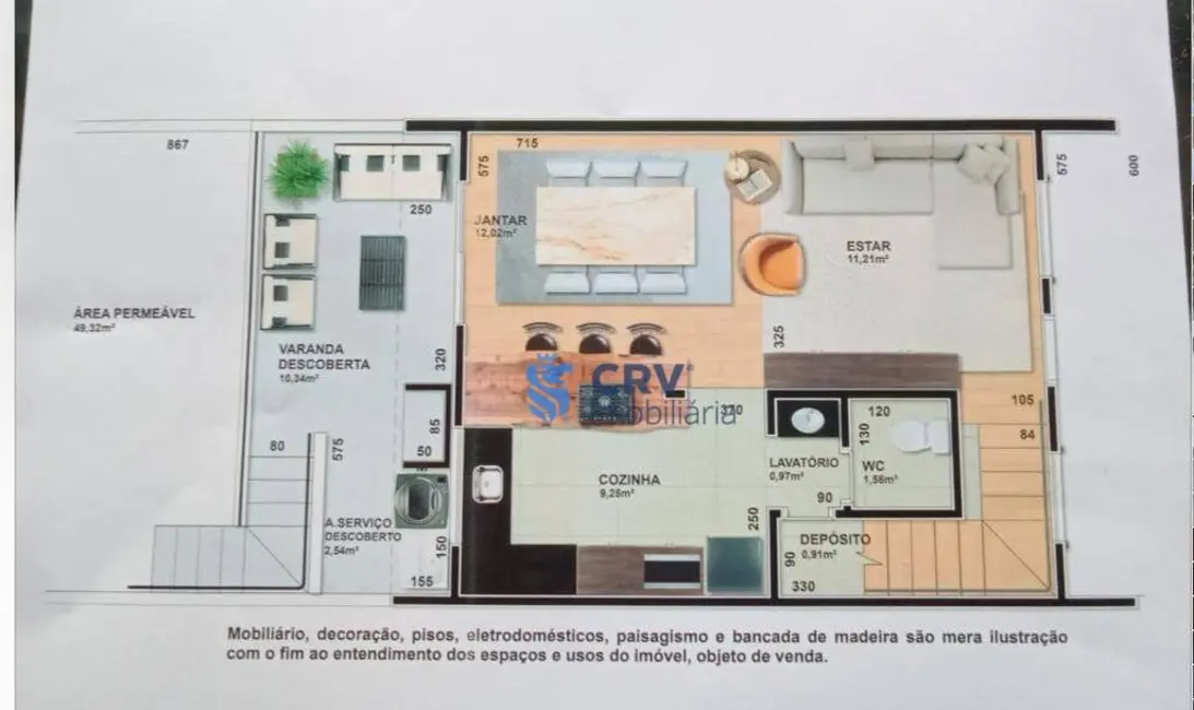 Foto 4 de Sobrado com 3 quartos à venda, 149m2 em Lindóia, Londrina - PR