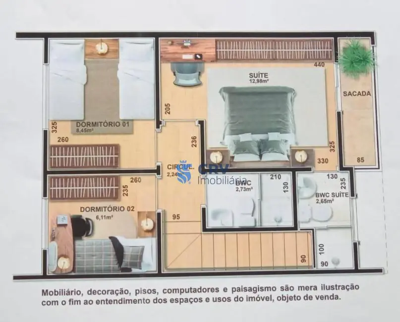 Foto 3 de Sobrado com 3 quartos à venda, 149m2 em Lindóia, Londrina - PR