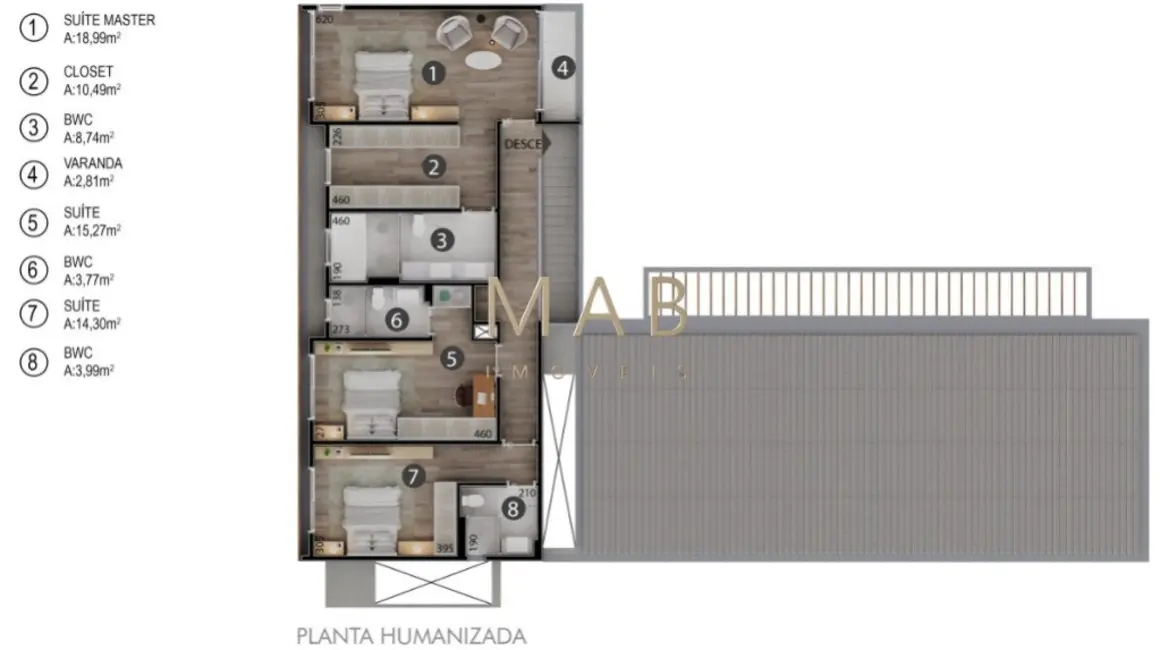 Foto 7 de Casa com 4 quartos à venda, 314m2 em Cachoeira do Bom Jesus, Florianopolis - SC