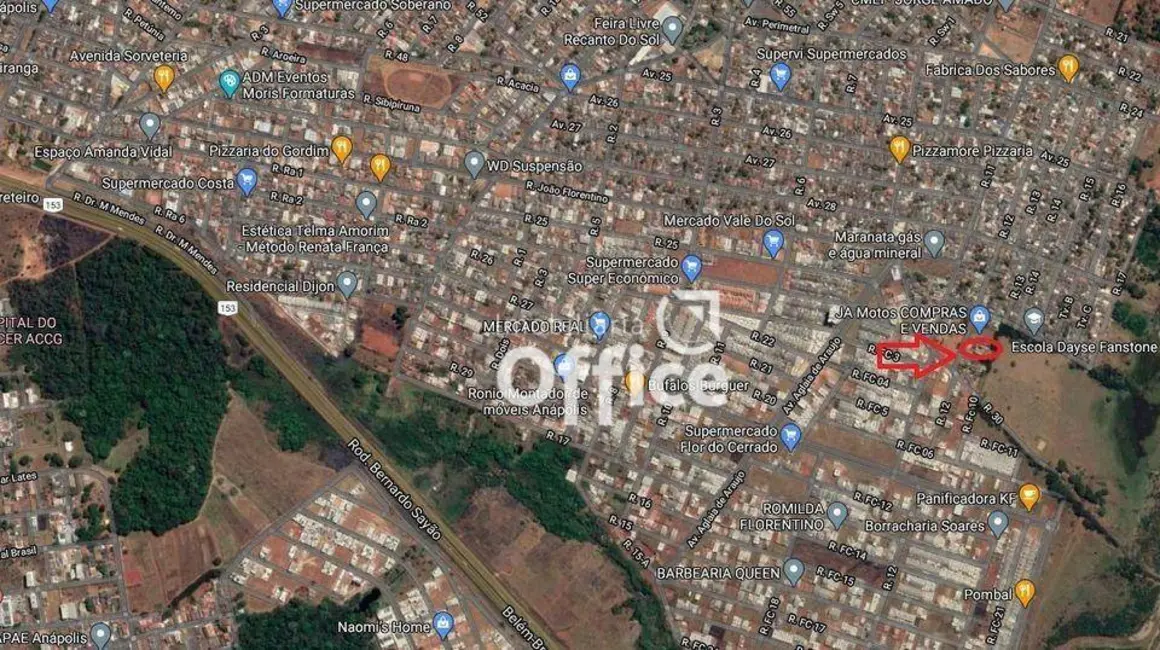 Foto 4 de Terreno / Lote à venda, 1240m2 em Parque Residencial das Flores, Anapolis - GO