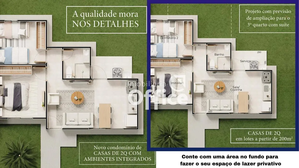 Foto 6 de Casa com 2 quartos à venda, 200m2 em Setor Bougainville, Anapolis - GO