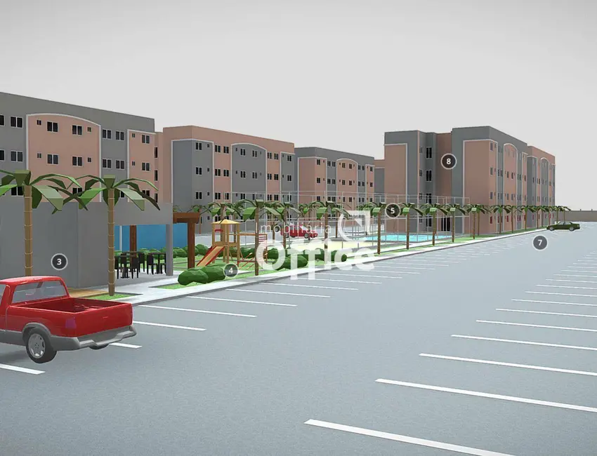 Foto 3 de Apartamento com 2 quartos à venda, 40m2 em Residencial Itatiaia, Anapolis - GO