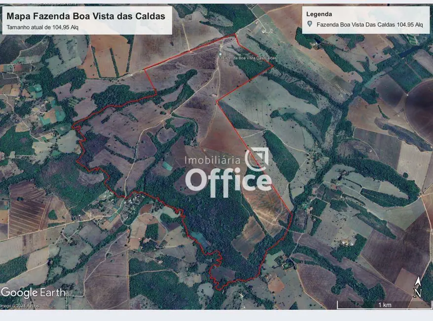 Foto 2 de Fazenda / Haras com 1 quarto à venda, 3097600m2 em Distrito Agroindustrial de Anápolis, Anapolis - GO