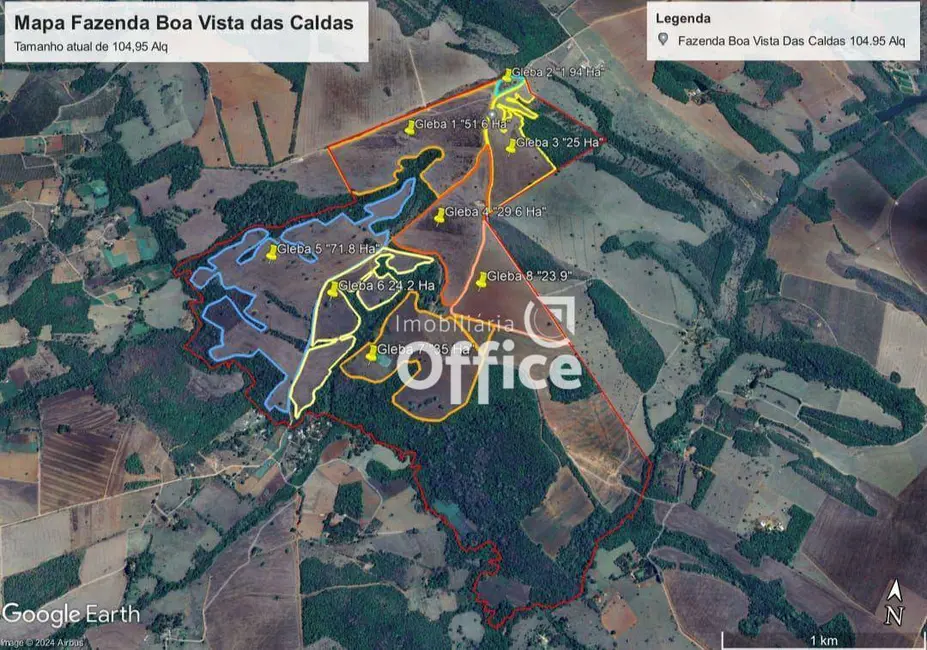 Foto 4 de Fazenda / Haras com 1 quarto à venda, 3097600m2 em Distrito Agroindustrial de Anápolis, Anapolis - GO