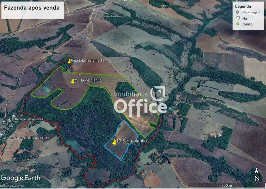 Foto 3 de Fazenda / Haras com 1 quarto à venda, 3097600m2 em Distrito Agroindustrial de Anápolis, Anapolis - GO