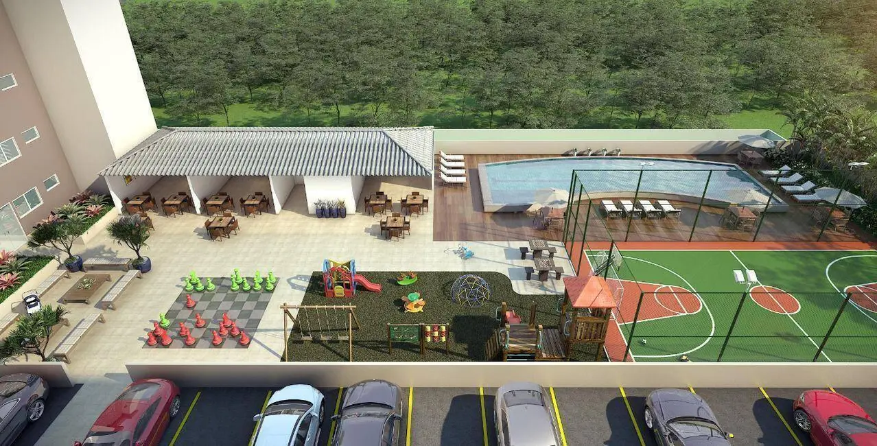 Apartamento com 2 quartos à venda, 54m2 em Residencial Recreio Panorama, Goiania - GO - imagem 3 Foto 3 de Apartamento com 2 quartos à venda, 54m2 em Residencial Recreio Panorama, Goiania - GO