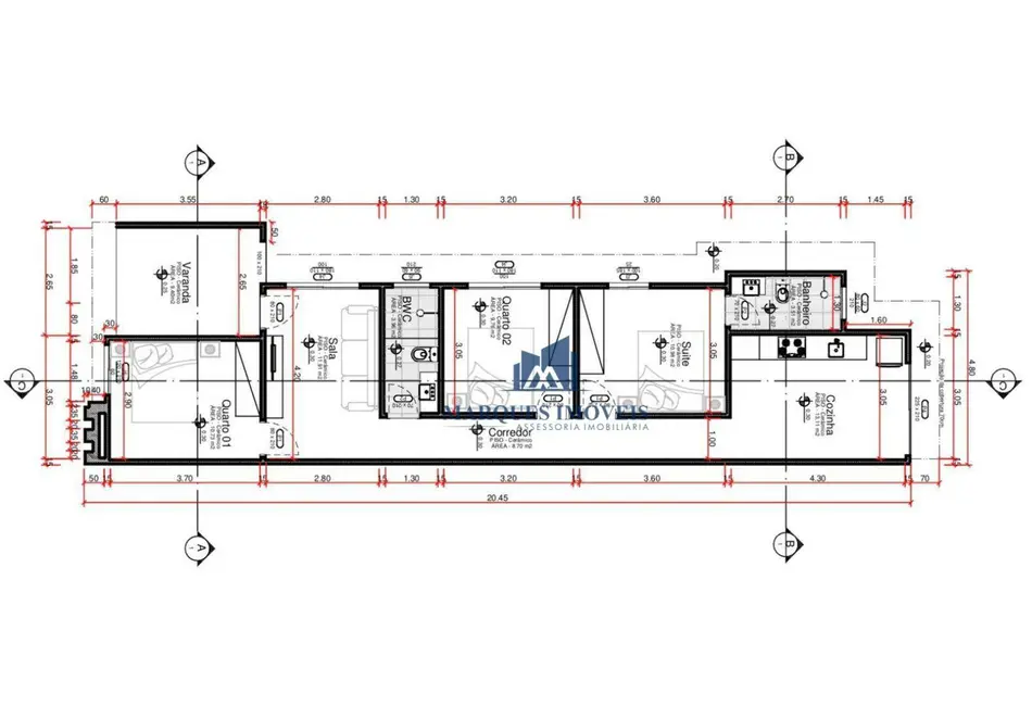 Foto 1 de Casa com 3 quartos à venda, 180m2 em Jardim América, Ariquemes - RO