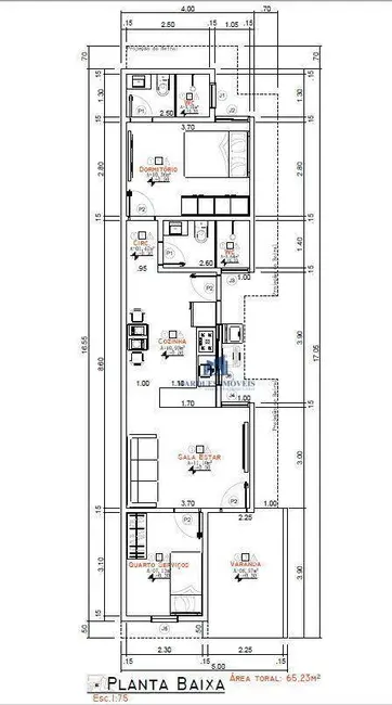 Foto 2 de Casa com 2 quartos à venda, 125m2 em Ariquemes - RO