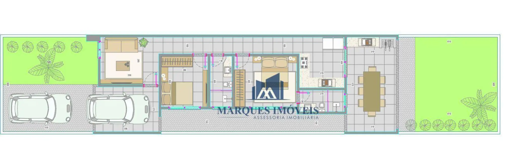 Foto 2 de Casa com 2 quartos à venda, 180m2 em Ariquemes - RO