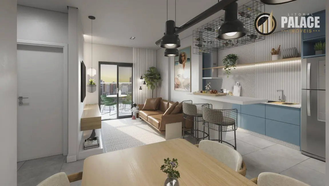 Apartamento com 2 quartos à venda, 120m2 em Canto do Forte, Praia Grande - SP - imagem 4 Foto 4 de Apartamento com 2 quartos à venda, 120m2 em Canto do Forte, Praia Grande - SP