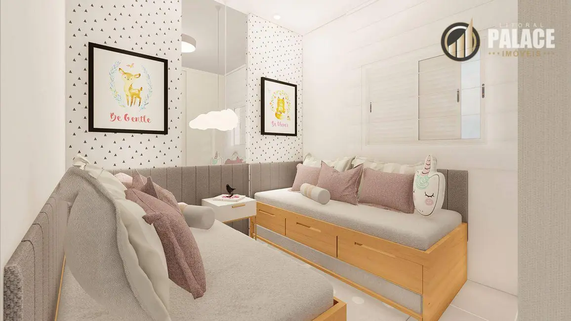 Foto 4 de Apartamento com 2 quartos à venda, 80m2 em Mirim, Praia Grande - SP