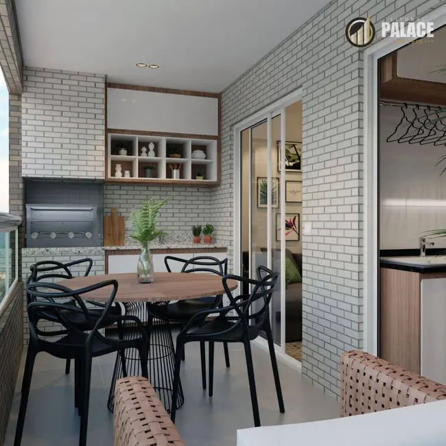 Foto 6 de Apartamento com 1 quarto à venda, 90m2 em Boqueirão, Praia Grande - SP