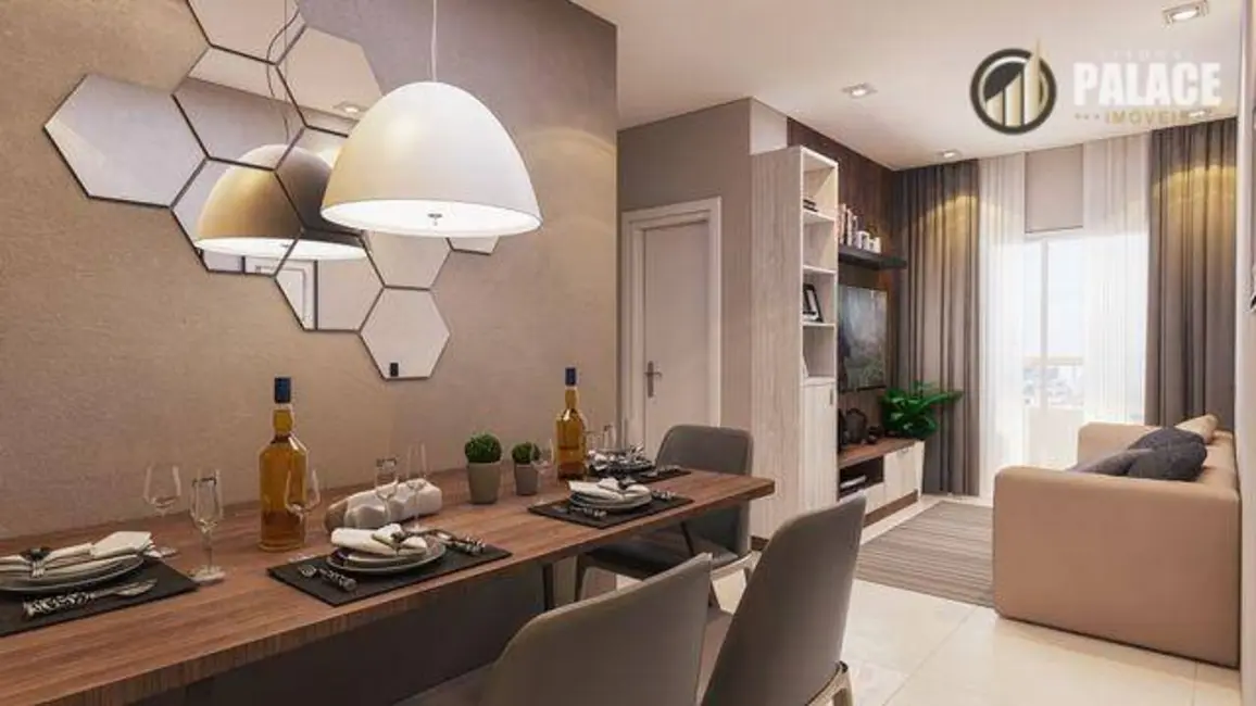 Foto 1 de Apartamento com 2 quartos à venda, 100m2 em Boqueirão, Praia Grande - SP