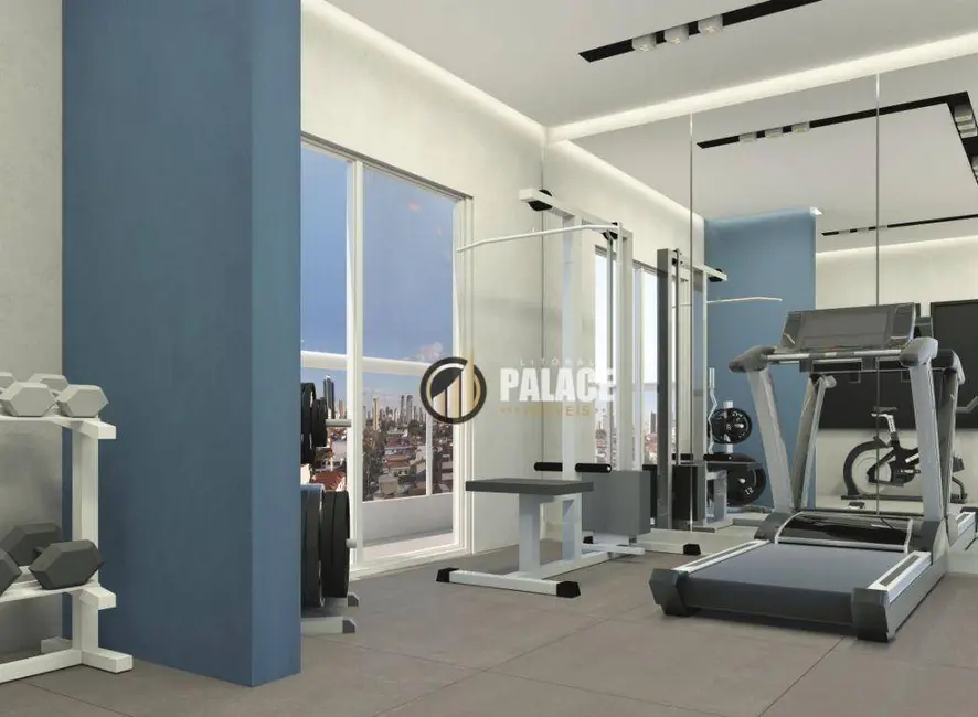 Foto 4 de Apartamento com 1 quarto à venda, 70m2 em Boqueirão, Praia Grande - SP