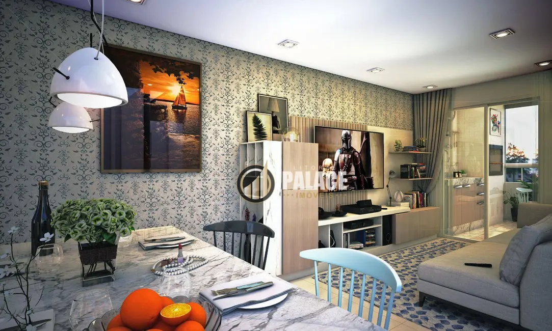 Foto 1 de Apartamento com 2 quartos à venda, 140m2 em Maracanã, Praia Grande - SP