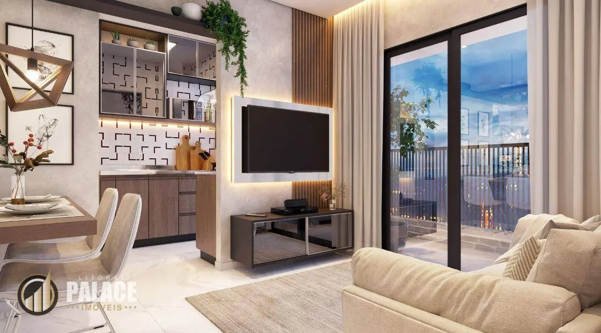 Foto 1 de Apartamento com 2 quartos à venda, 98m2 em Tupi, Praia Grande - SP