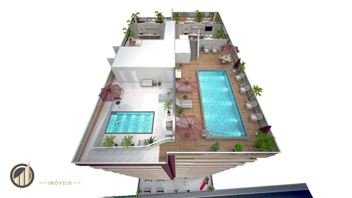 Foto 9 de Apartamento com 2 quartos à venda, 178m2 em Boqueirão, Praia Grande - SP