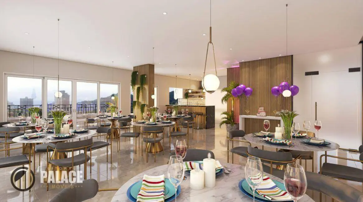 Foto 8 de Apartamento com 2 quartos à venda, 140m2 em Canto do Forte, Praia Grande - SP