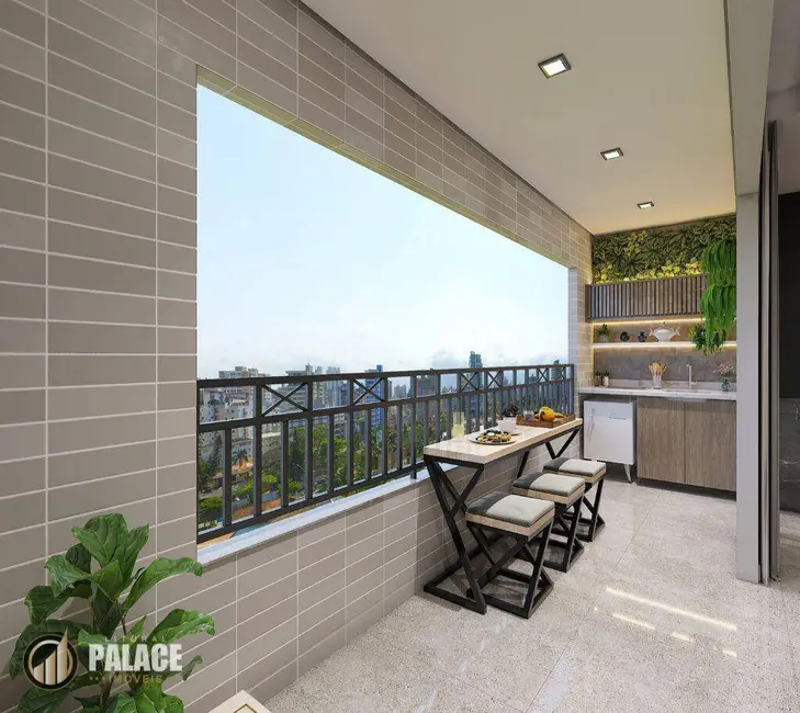 Foto 2 de Apartamento com 2 quartos à venda, 140m2 em Canto do Forte, Praia Grande - SP