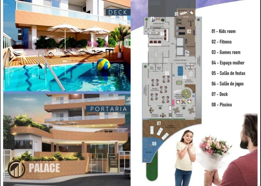 Foto 3 de Apartamento com 1 quarto à venda, 85m2 em Praia Grande - SP