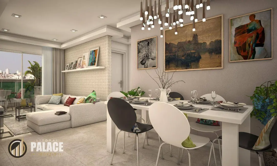 Foto 3 de Apartamento com 2 quartos à venda, 103m2 em Aviação, Praia Grande - SP