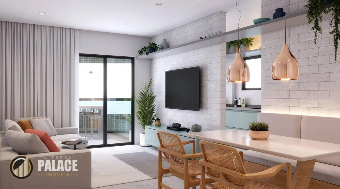 Foto 9 de Apartamento com 2 quartos à venda, 100m2 em Maracanã, Praia Grande - SP