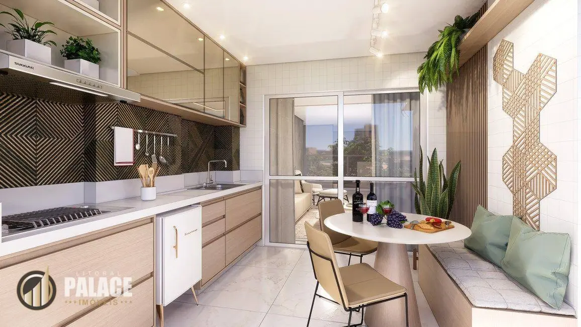 Foto 2 de Apartamento com 2 quartos à venda, 120m2 em Aviação, Praia Grande - SP