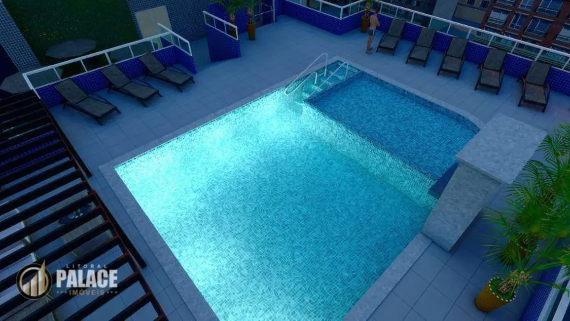 Foto 4 de Apartamento com 1 quarto à venda, 80m2 em Praia Grande - SP