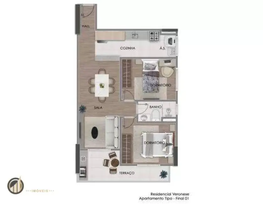 Apartamento com 2 quartos à venda, 114m2 em Praia Grande - SP - imagem 7 Foto 7 de Apartamento com 2 quartos à venda, 114m2 em Praia Grande - SP